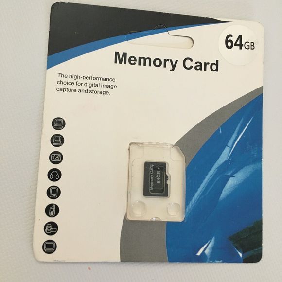 64G Micro SD Memory card for smartphones, tablets and cameras - Picture 1 of 2